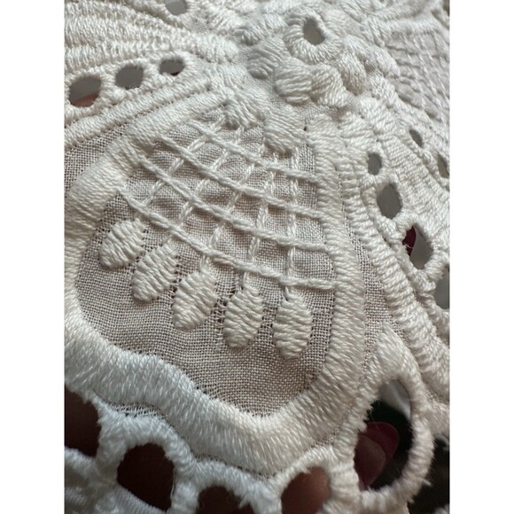 Lilly Pulitzer Marla Dress White Eyelet Floral Sz 4 (flaw) #1348 - Picture 12 of 12